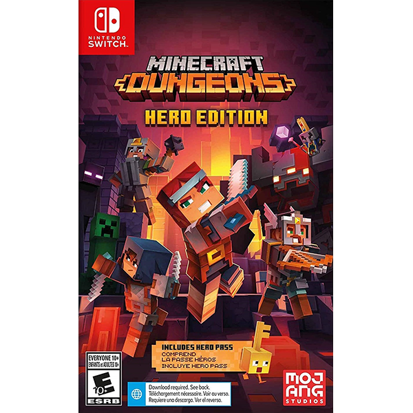 Cho thuê đĩa game Minecraft Dungeons Hero Edition