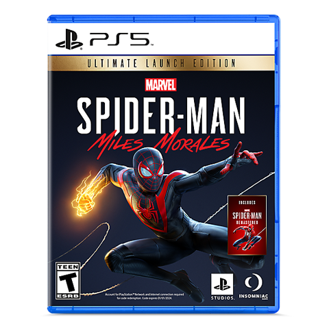 Cho thuê đĩa Game PS5 Spiderman Miles Morales - US