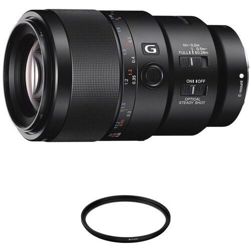 Cho thuê Sony FE 90mm f/2.8 Macro G OSS Lens with UV Filter Kit