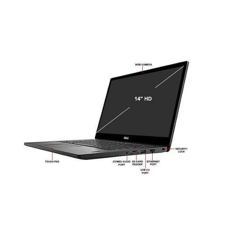 Cho thuê Dell Latitude 7480 Core i5 7300U 8GB RAM 256GB SSD FullHD