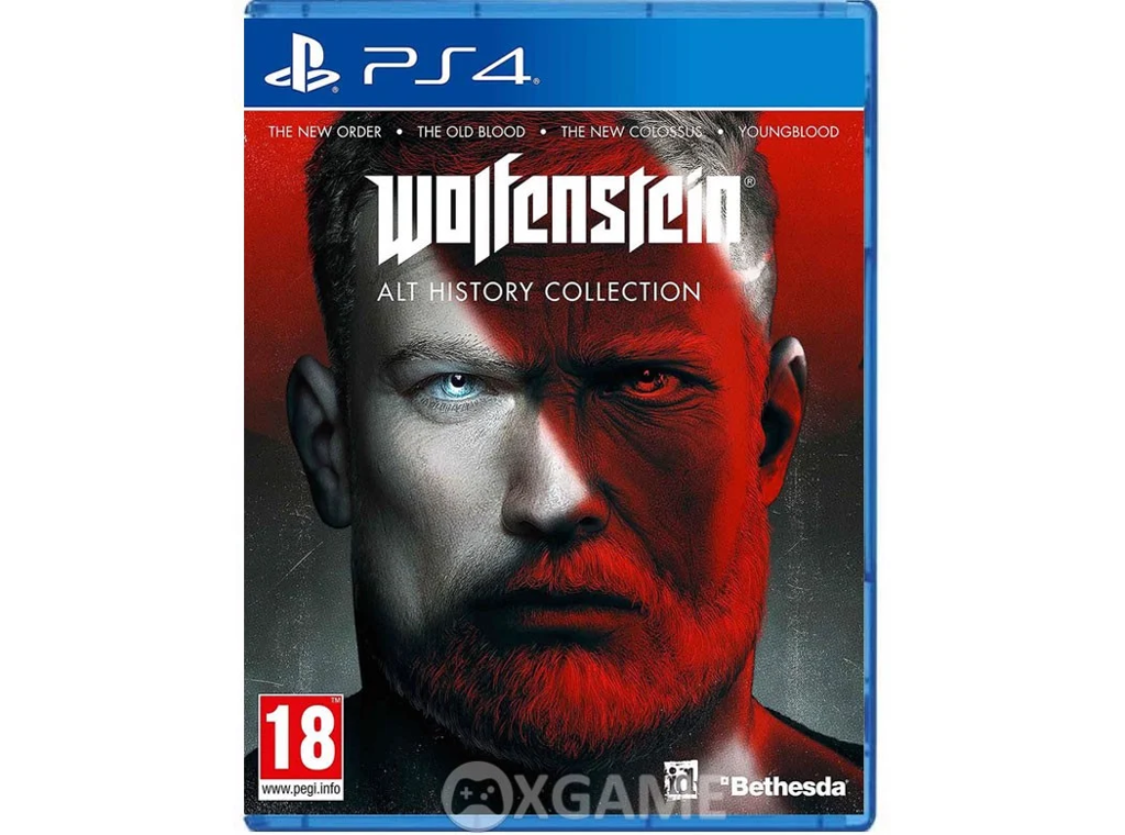 Cho thuê đĩa game Wolfenstein Alt History Collection - EU (PS4)
