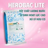  MEN VI SINH LÀM ĐẸP MÀU NƯỚC, SẠCH ĐÁY, NGĂN NGỪA HÌNH THÀNH TẢO XANH, GIẢM KHÍ ĐỘC HEROBAC LITE 