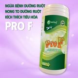  MEN ĐƯỜNG RUỘT CHO TÔM GIÚP TĂNG SỨC KHỎE ĐƯỜNG RUỘT, NONG TO ĐƯỜNG RUỘT, GIÚP RUỘT ĐEN, PHÂN CHẮC, HẤP THU THỨC ĂN TỐT PRO F 