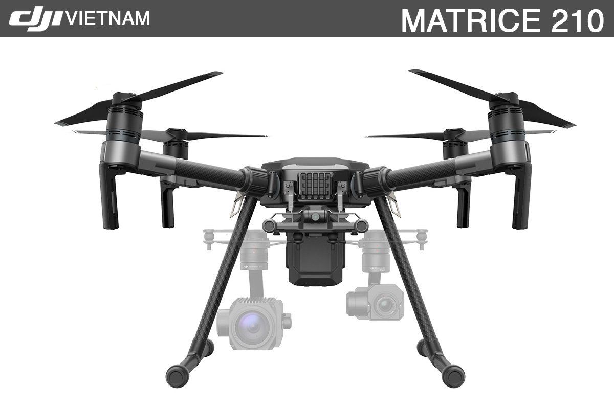  DJI MATRICE M210 V2.0 NEW | UAV Chống nước ( Không Gimbal Camera ) 
