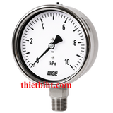 Đồng hồ áp suất Wise P422 - đo áp suất thấp