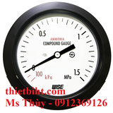 Đồng hồ áp suất Wise P111 (đồng hồ khí Ammonia/A-mô-ni-ắc)