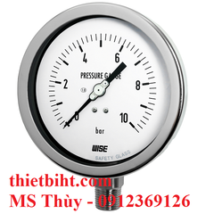 Đồng hồ áp suất Wise Model P222 - mặt 125mm