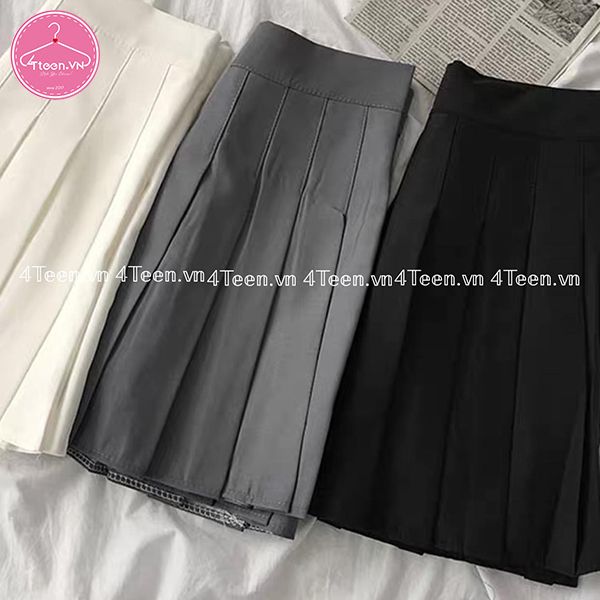 Chân váy ngắn xếp ly phong cách Hàn Quốc