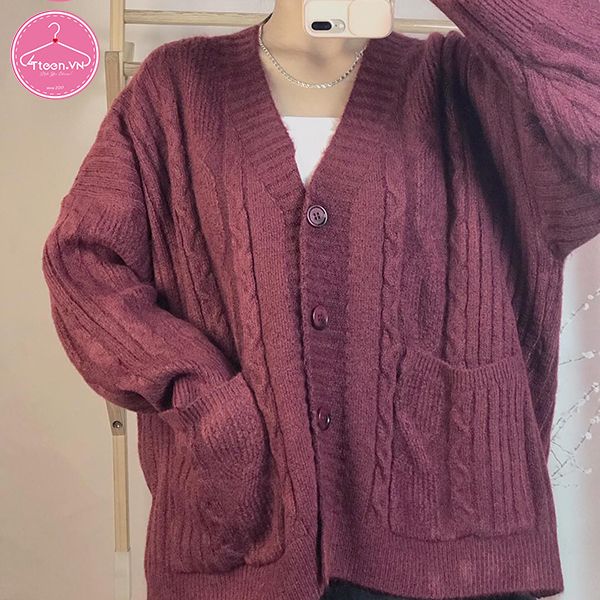 Áo khoác cardigan len nữ Ulzzang