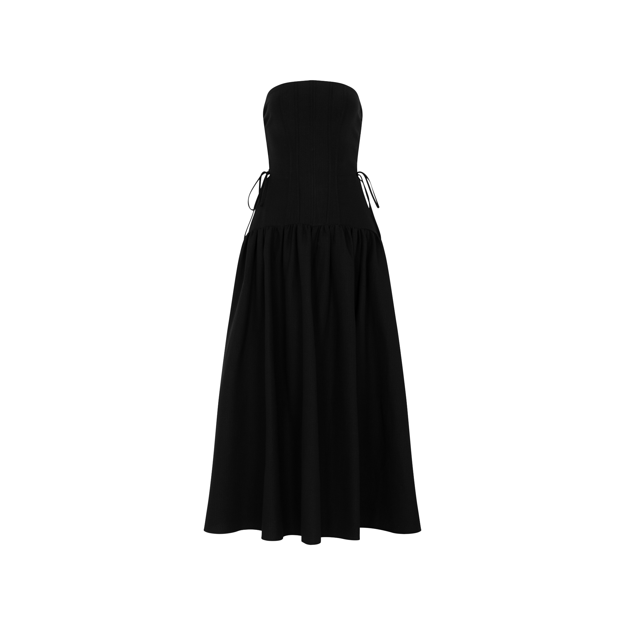 Đầm maxi xòe cúp ngực đan dây - D3726A