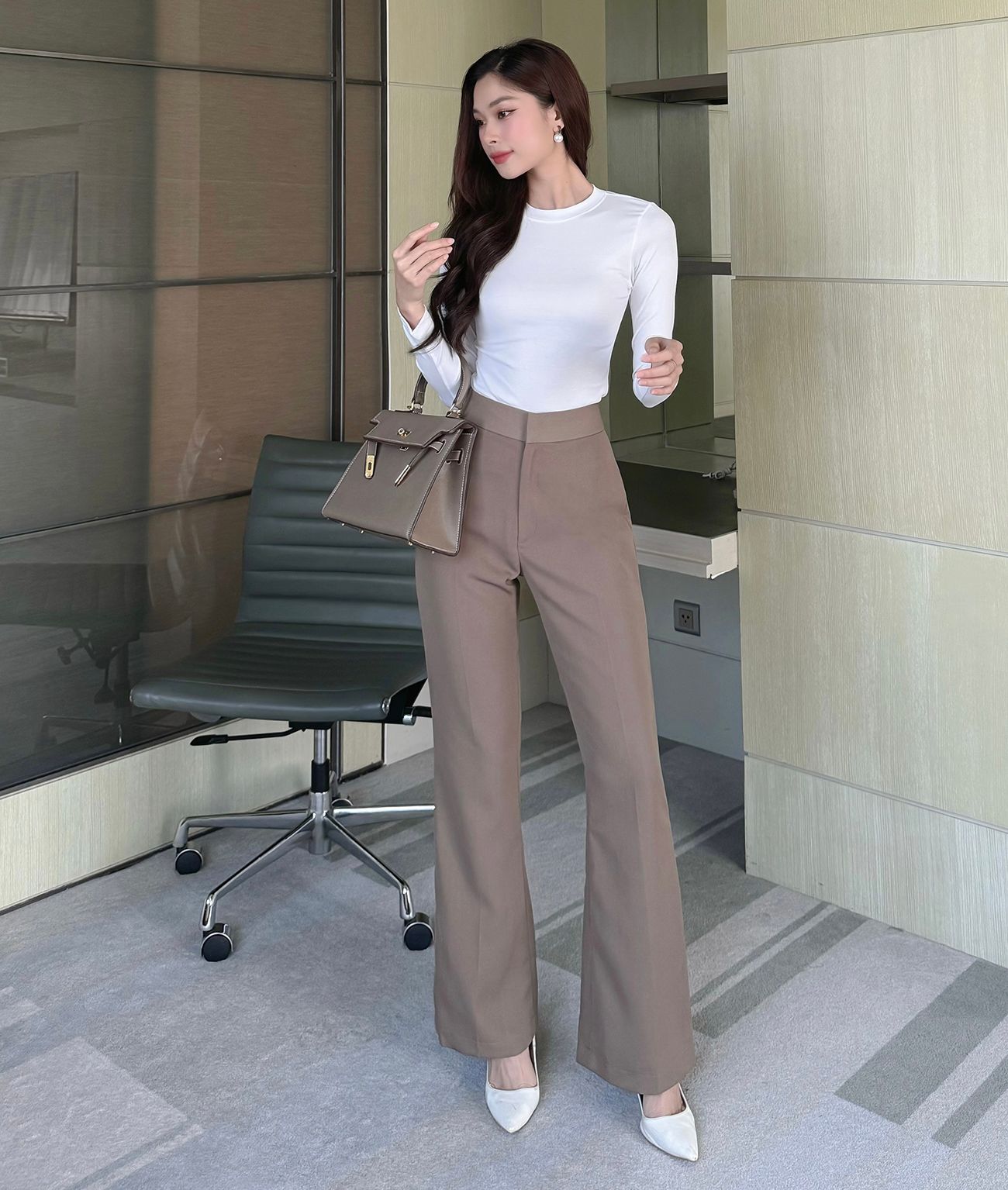 Áo thun tay dài cổ tròn - A2197S