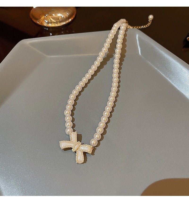 Dây chuyền nữ choker đính đá-N01