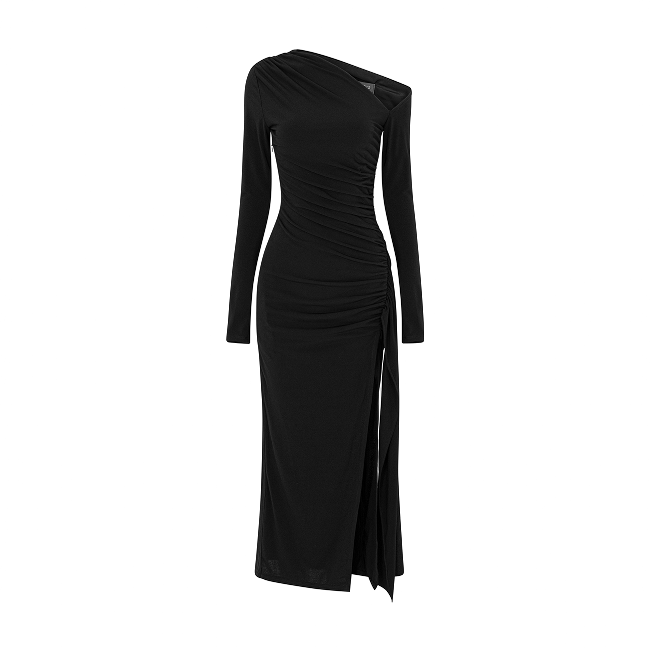 Đầm body dài cổ xéo đắp vạt - D2478