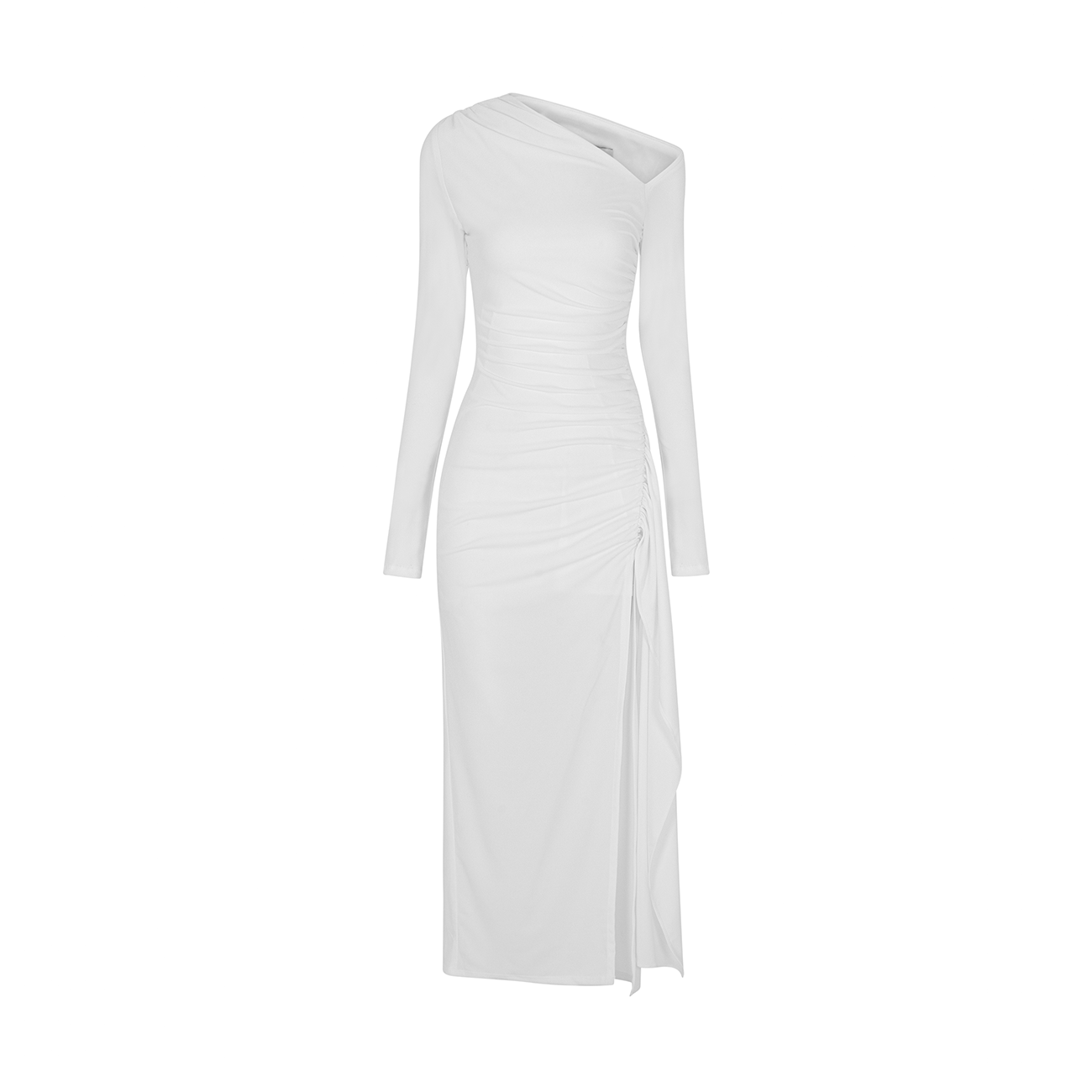 Đầm body dài cổ xéo đắp vạt - D2478