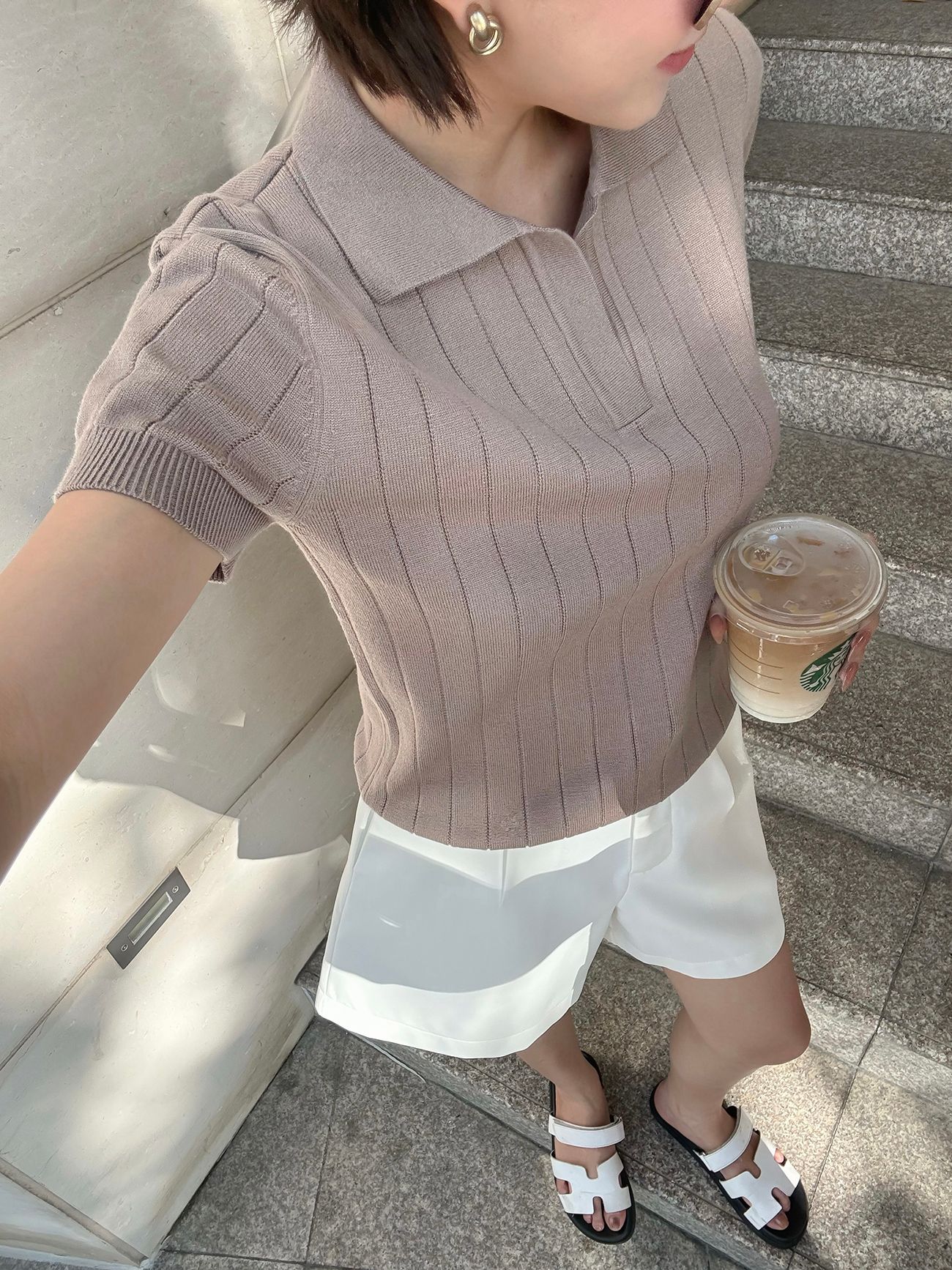 Áo polo trơn tay ngắn cổ trụ - A3767