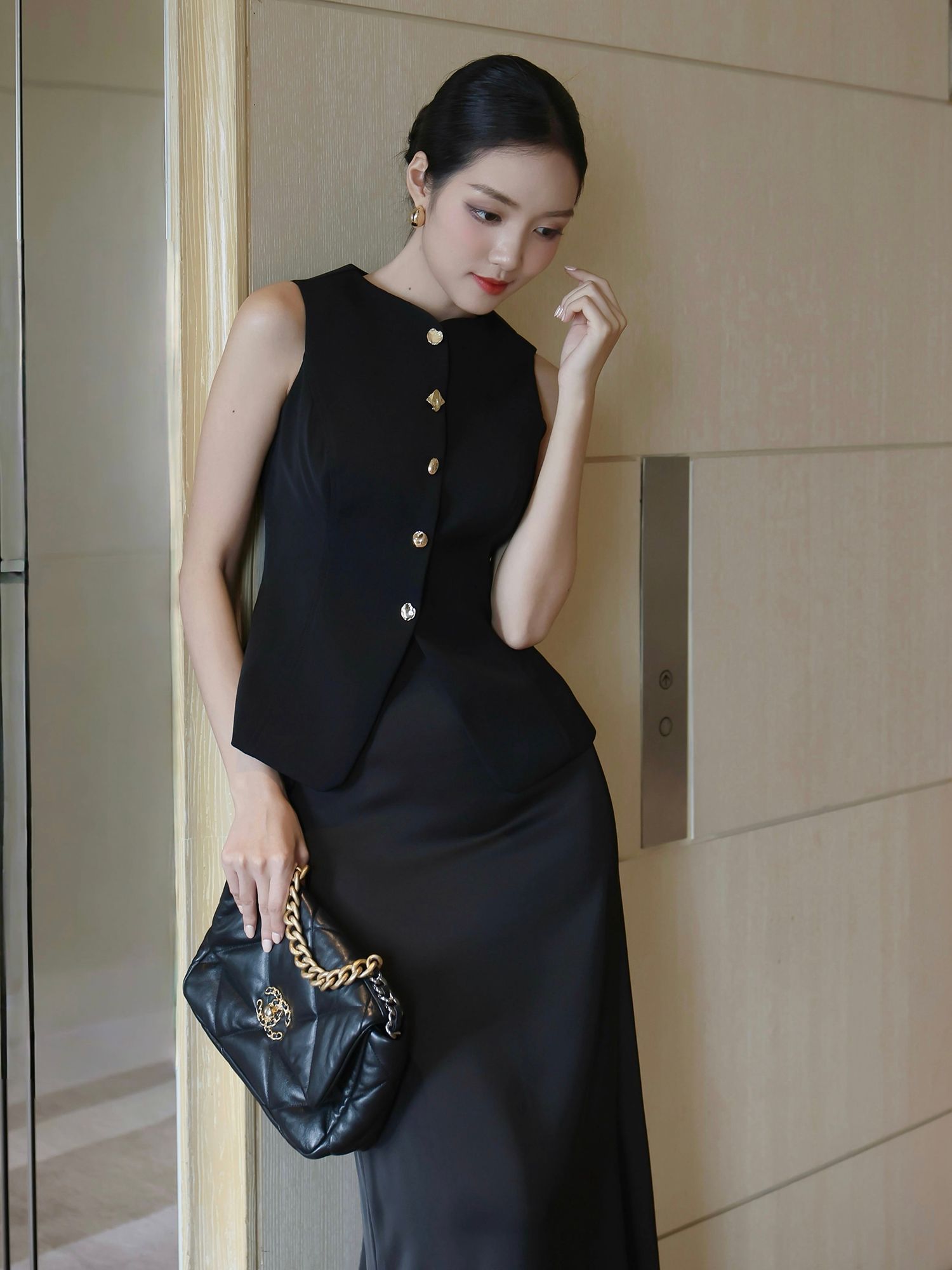 Áo kiểu công sở form peplum - A4321A