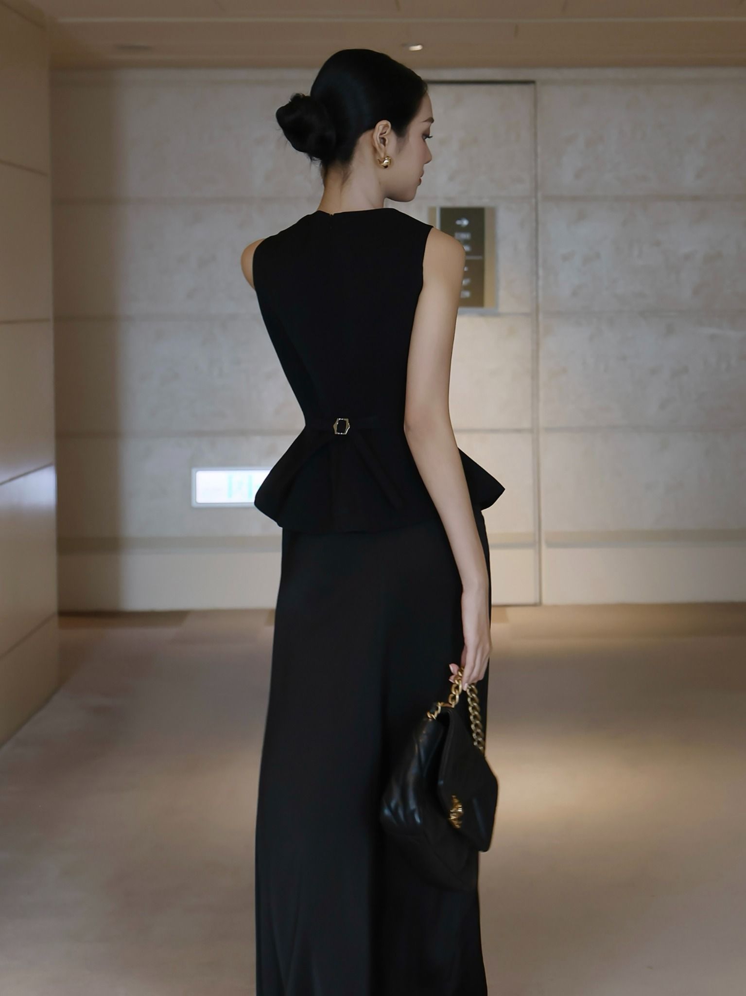 Áo kiểu công sở form peplum - A4321A