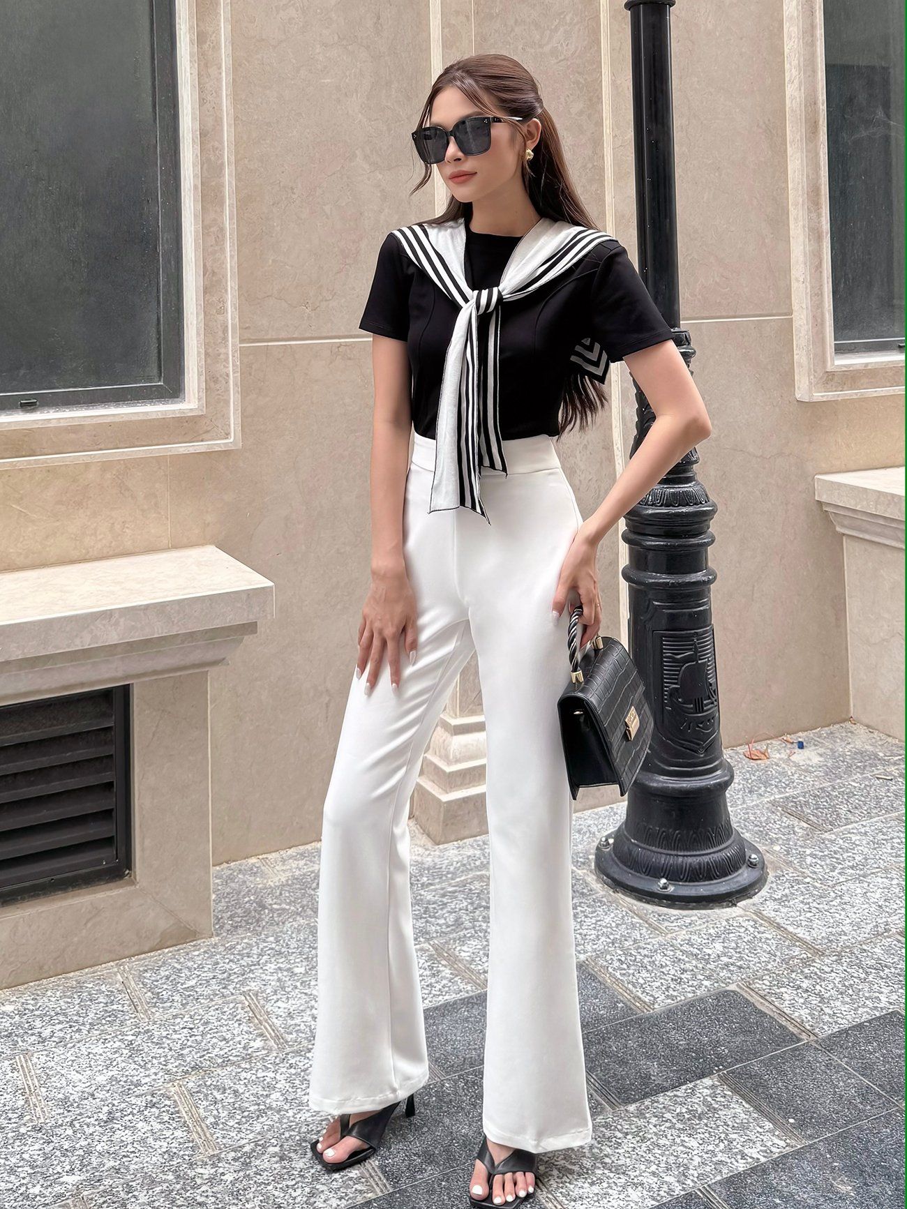 Quần tây dáng dài ống loe -Q3652