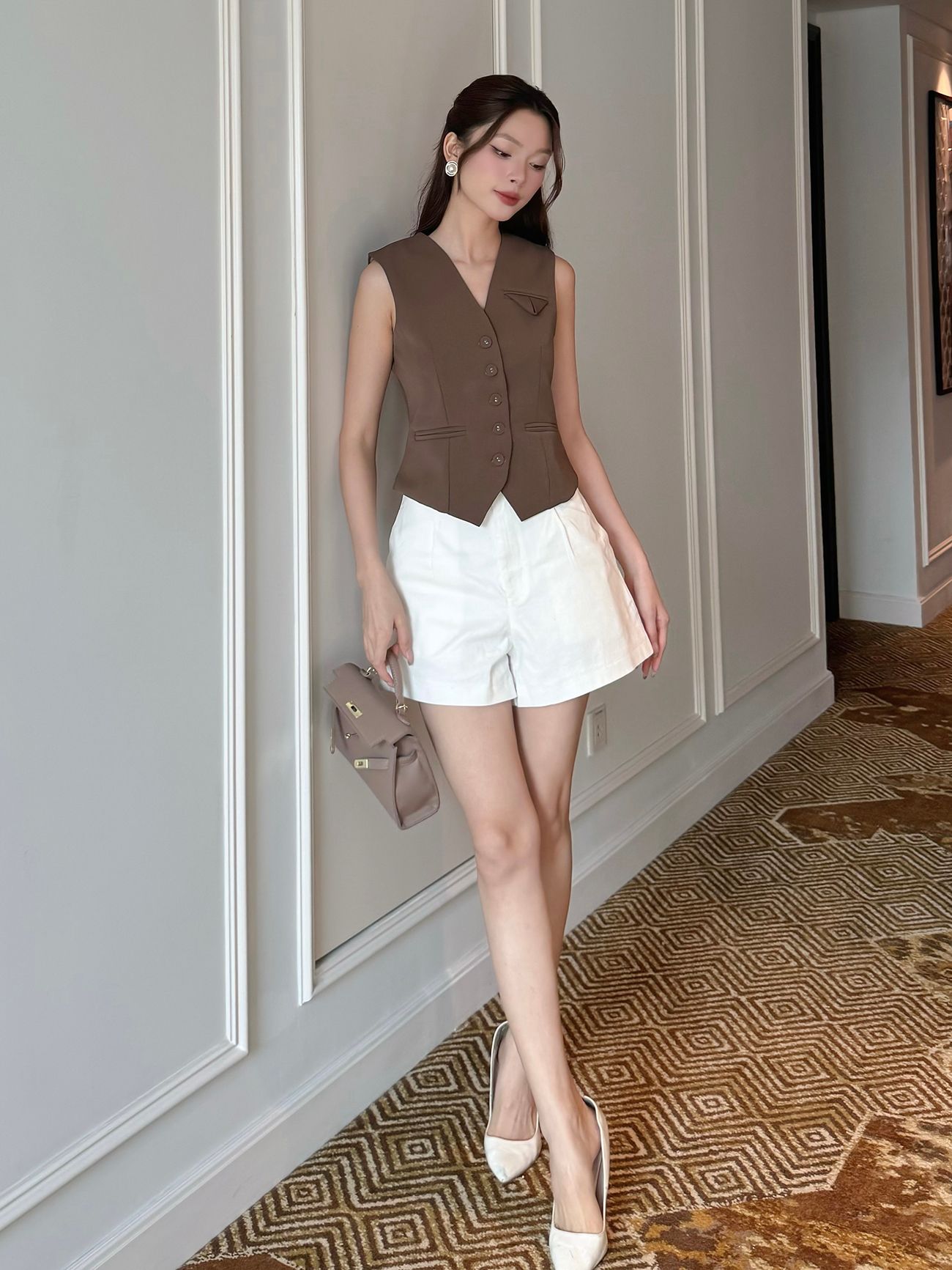 Áo gile túi mổ -A3108