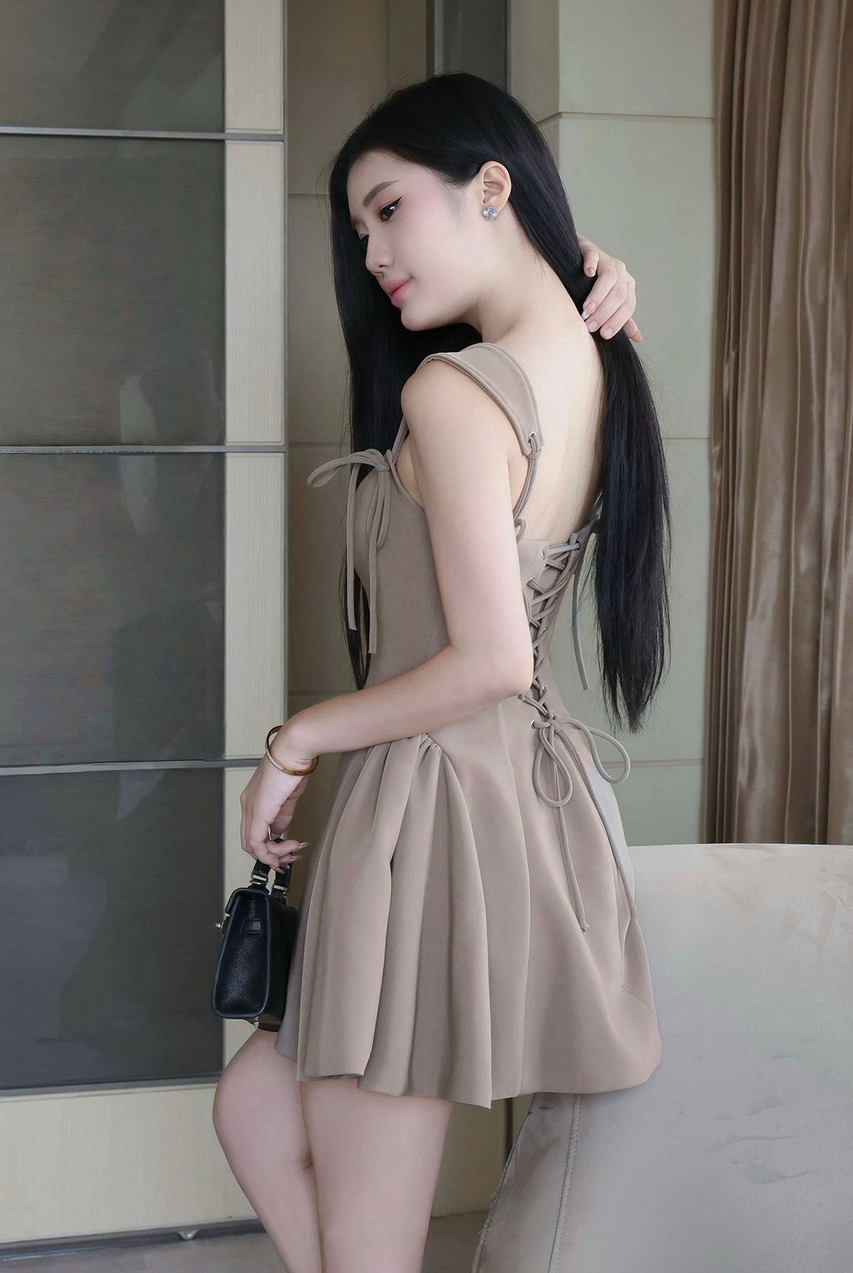 Đầm dự tiệc ngắn form corset - D4304A
