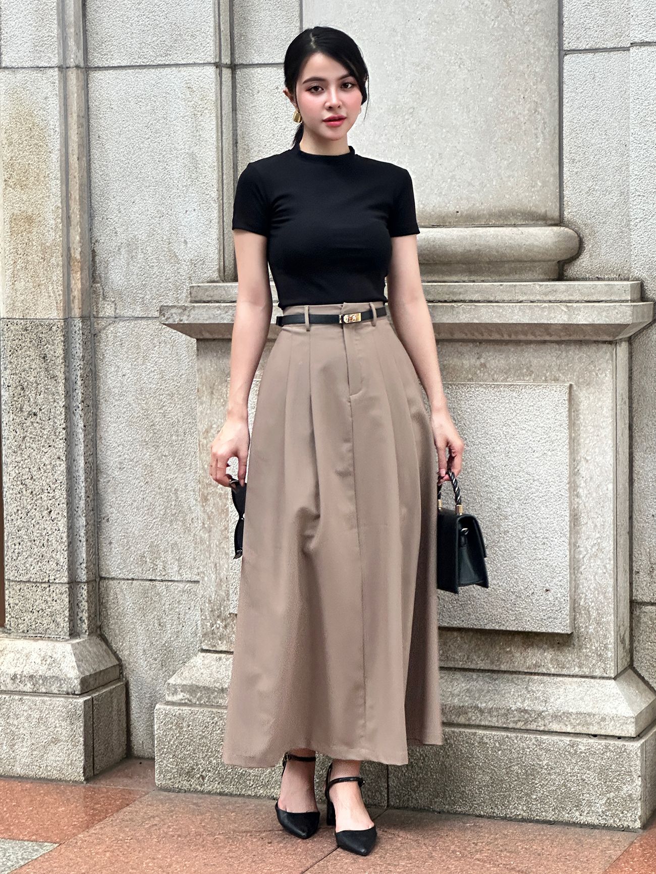 Áo thun tay lở cổ tròn - A2189S