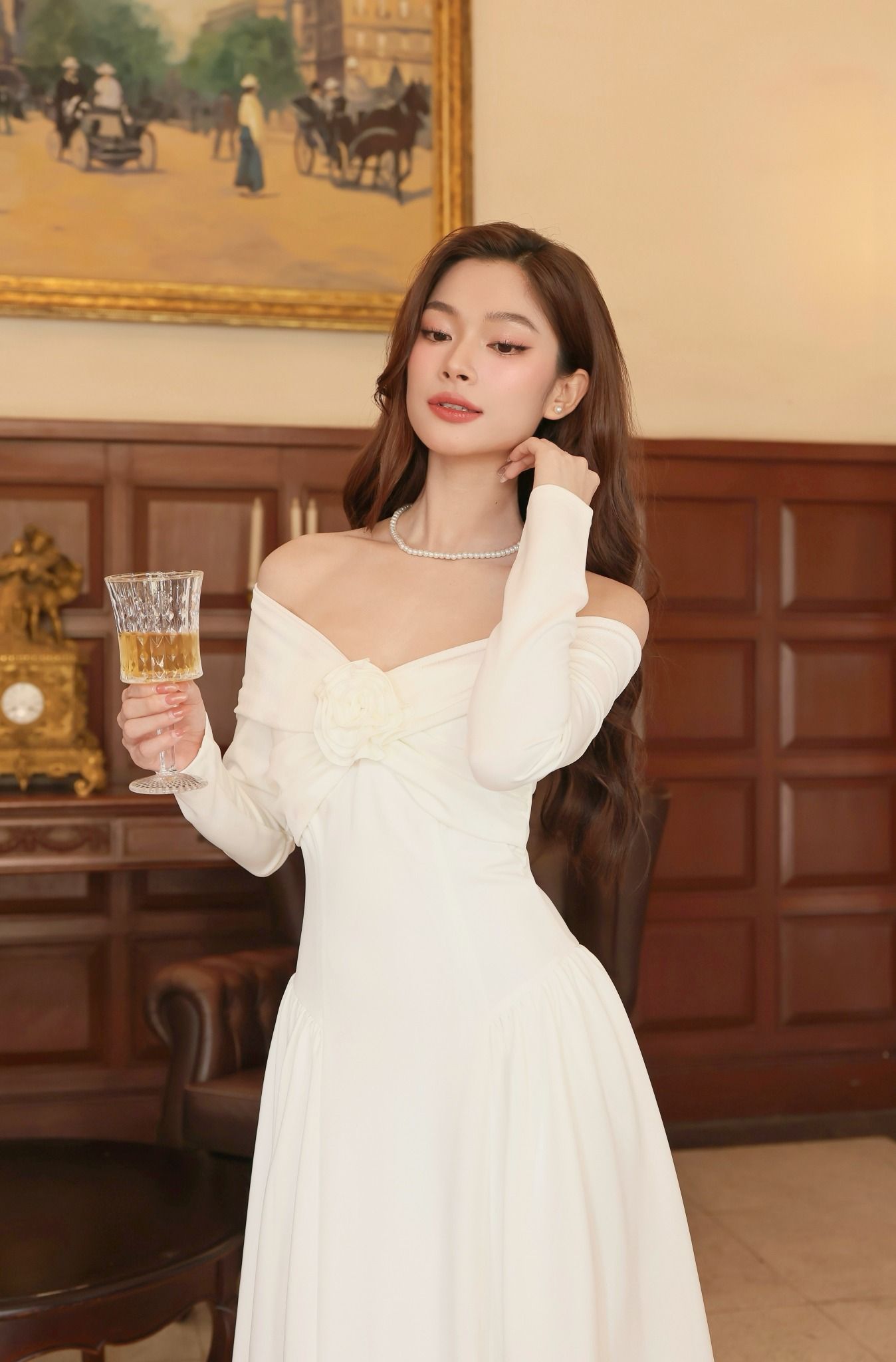 Dây chuyền nữ ngọc trai-N13