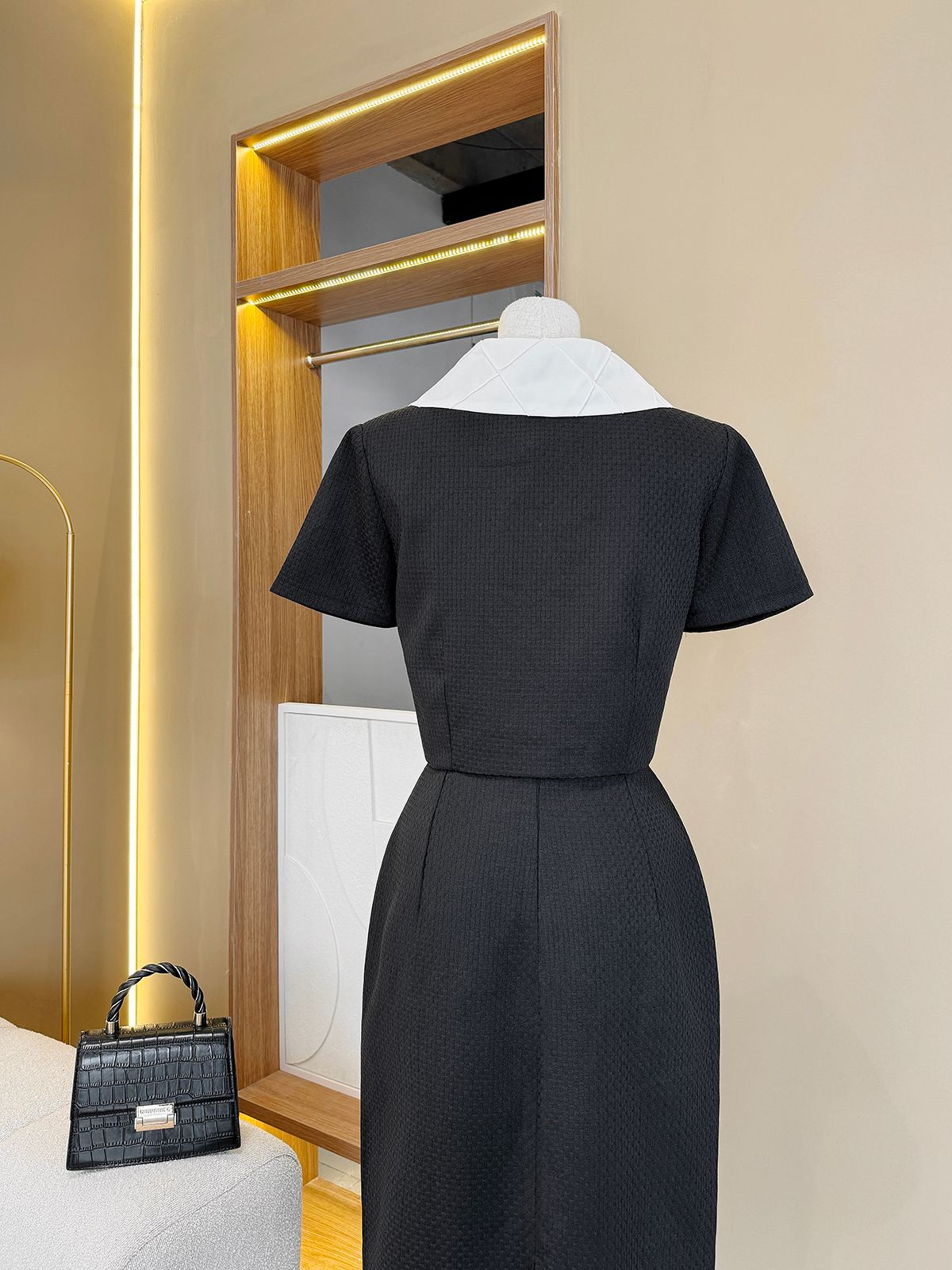 Set áo crop phối chân váy - K3377