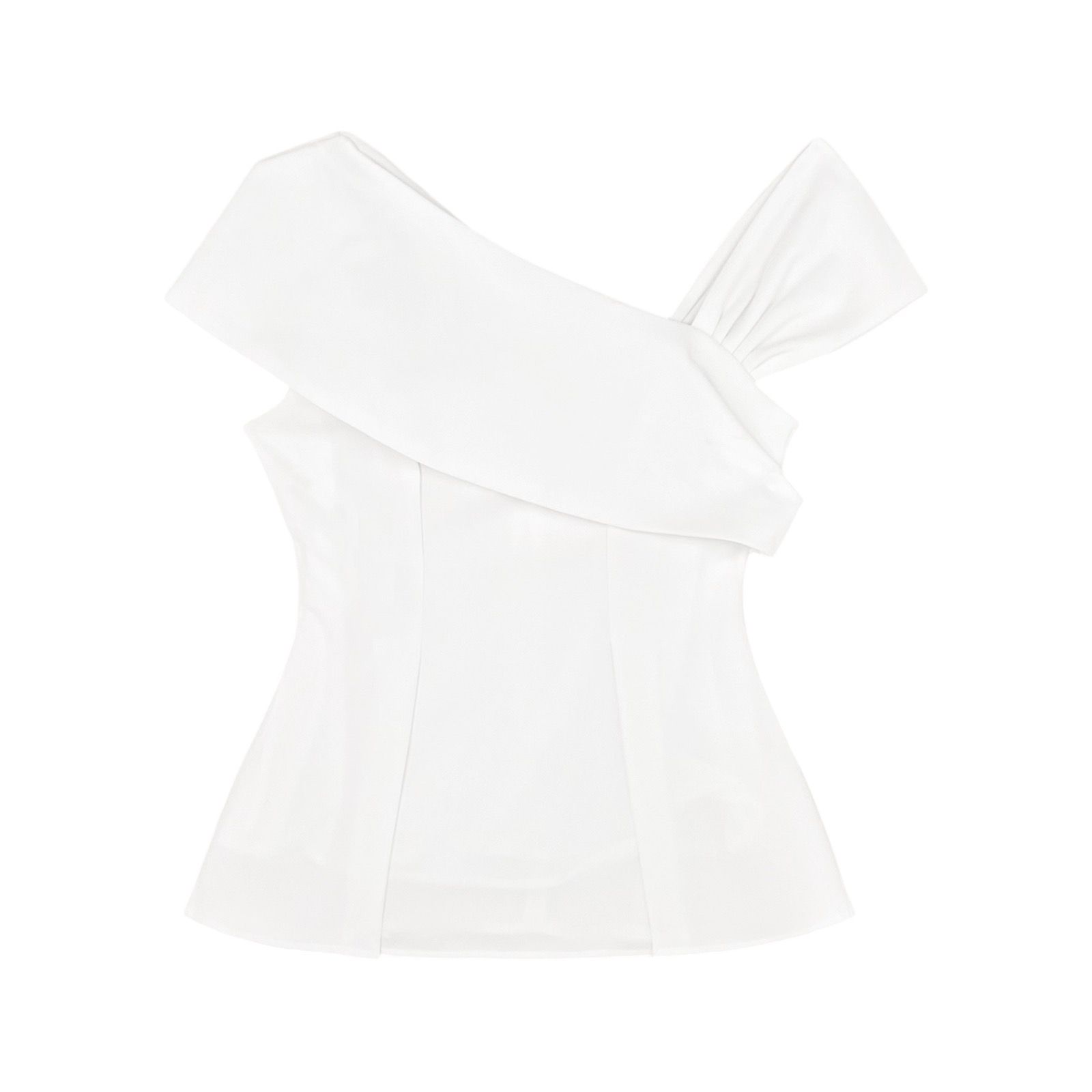Áo kiểu peplum lệch vai - TK356