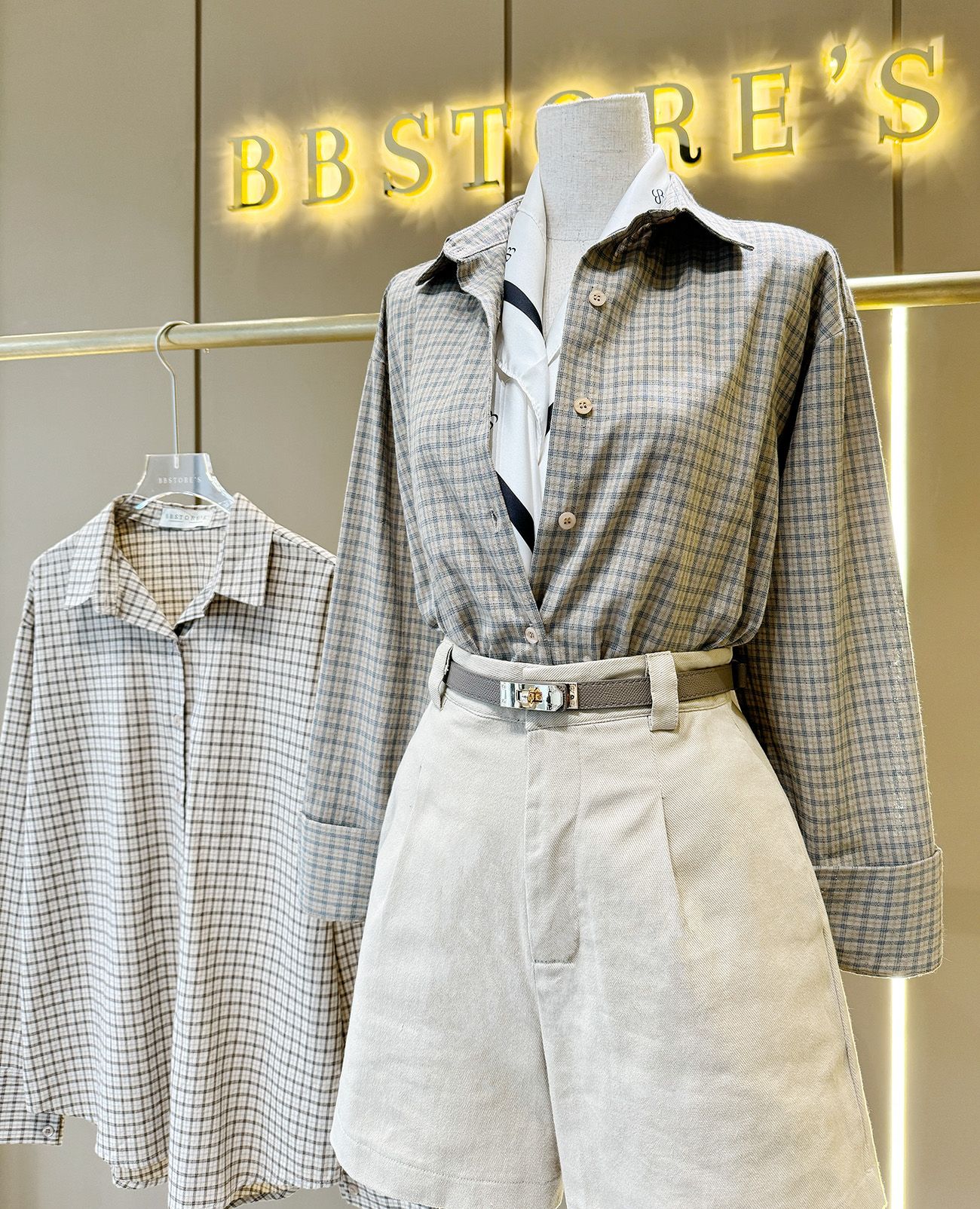 Sơ mi caro oversize-A3688