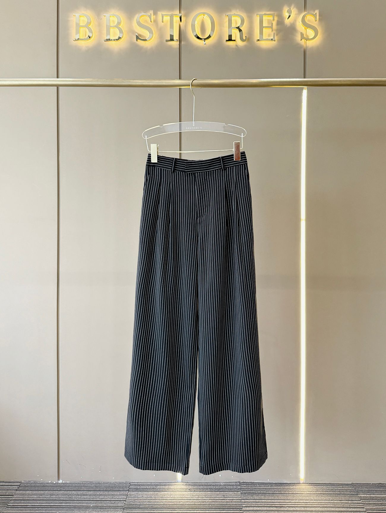 Quần suông sọc dáng dài -Q3759L