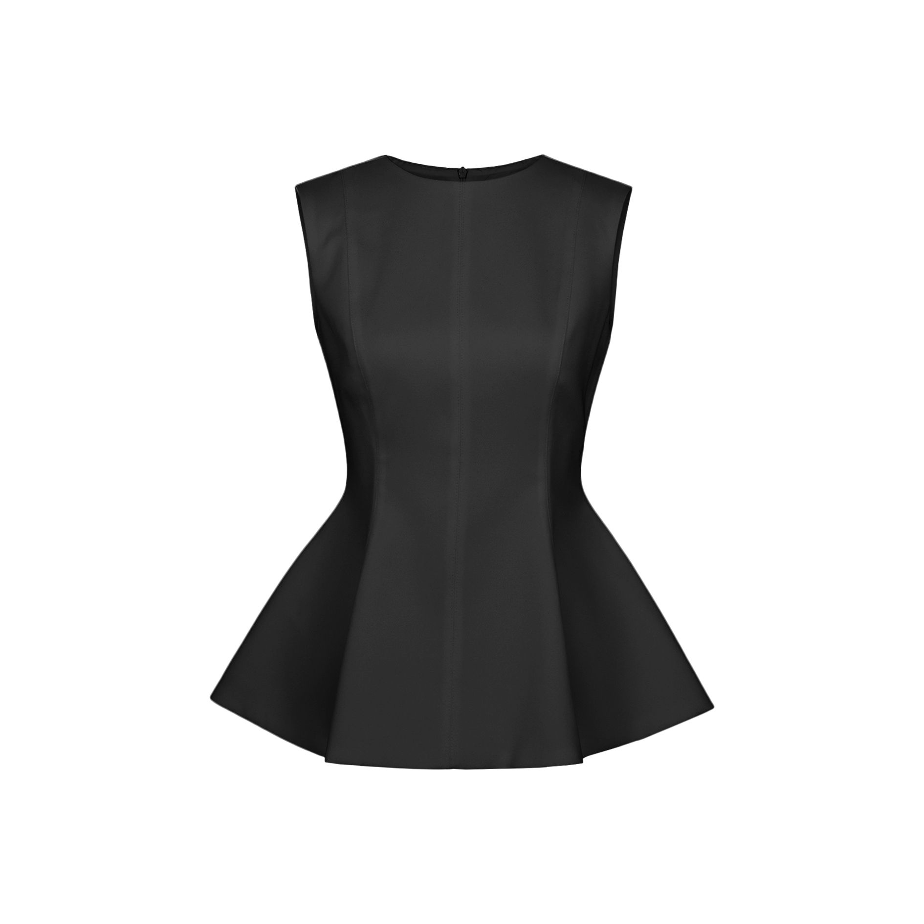 Áo kiểu peplum dự tiệc cổ tròn - A4255A