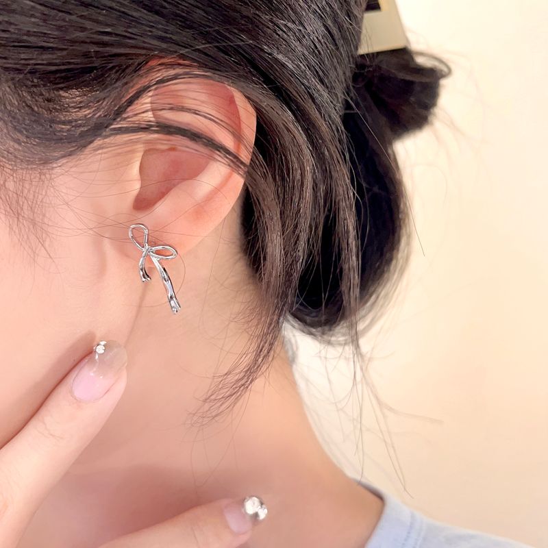 Bông tai nữ hình nơ-E05