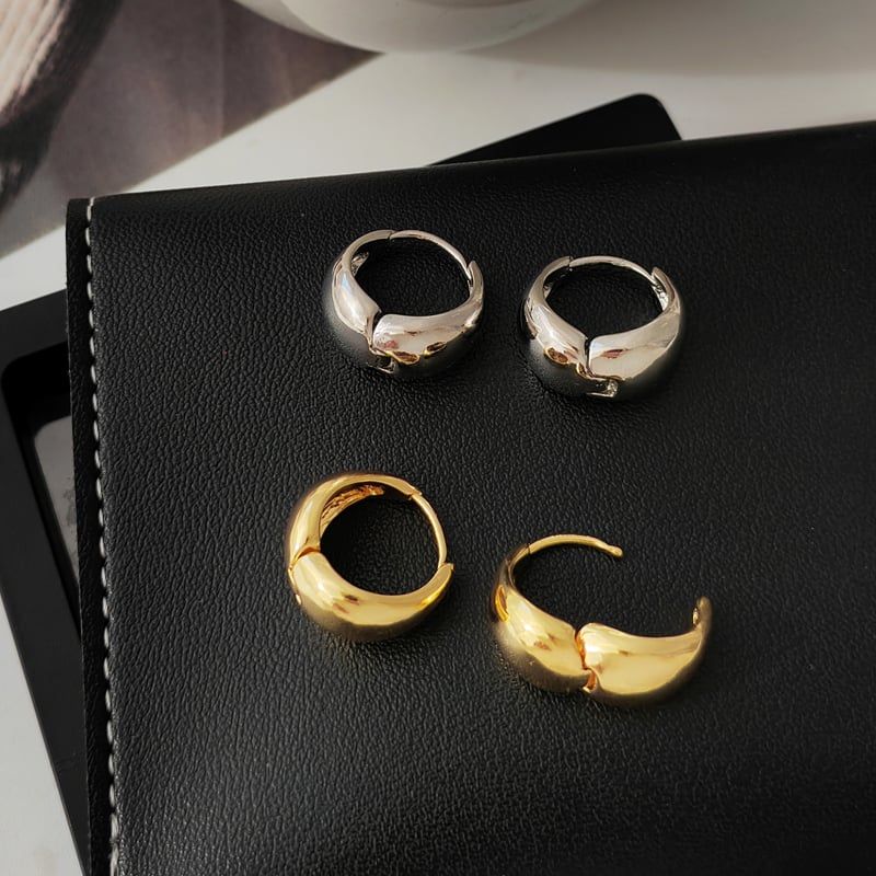 Bông tai nữ oval giọt nước-E11