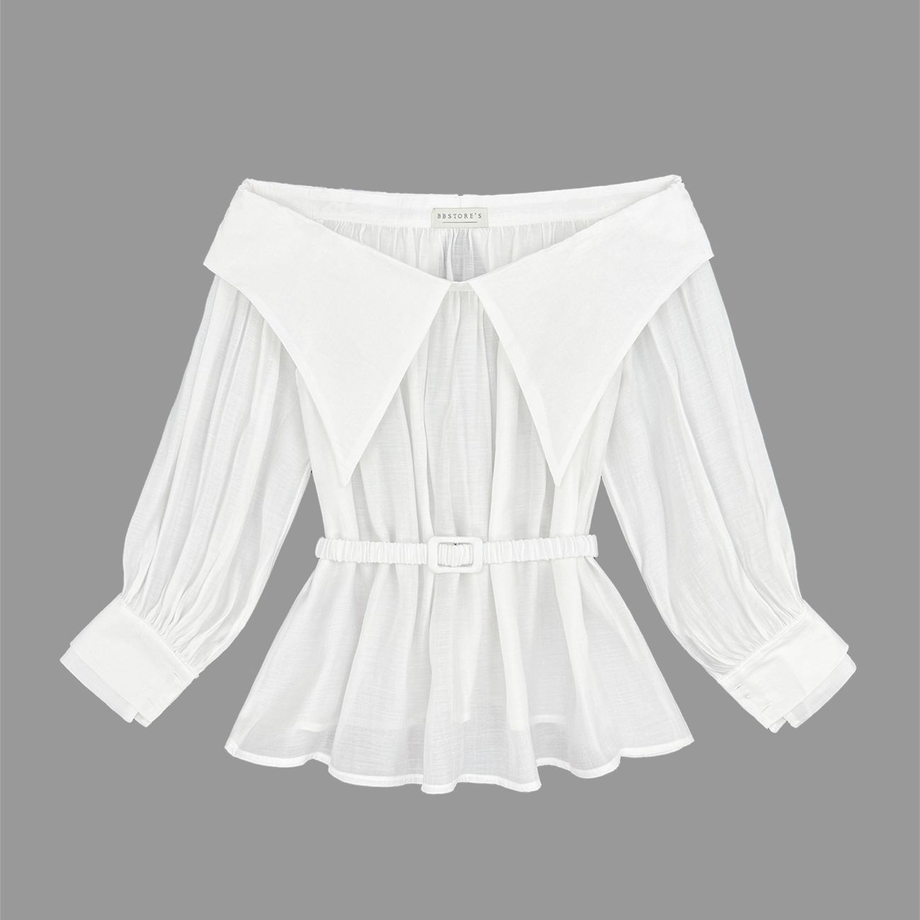 Áo baby doll phối lá cổ nhọn - A3662T