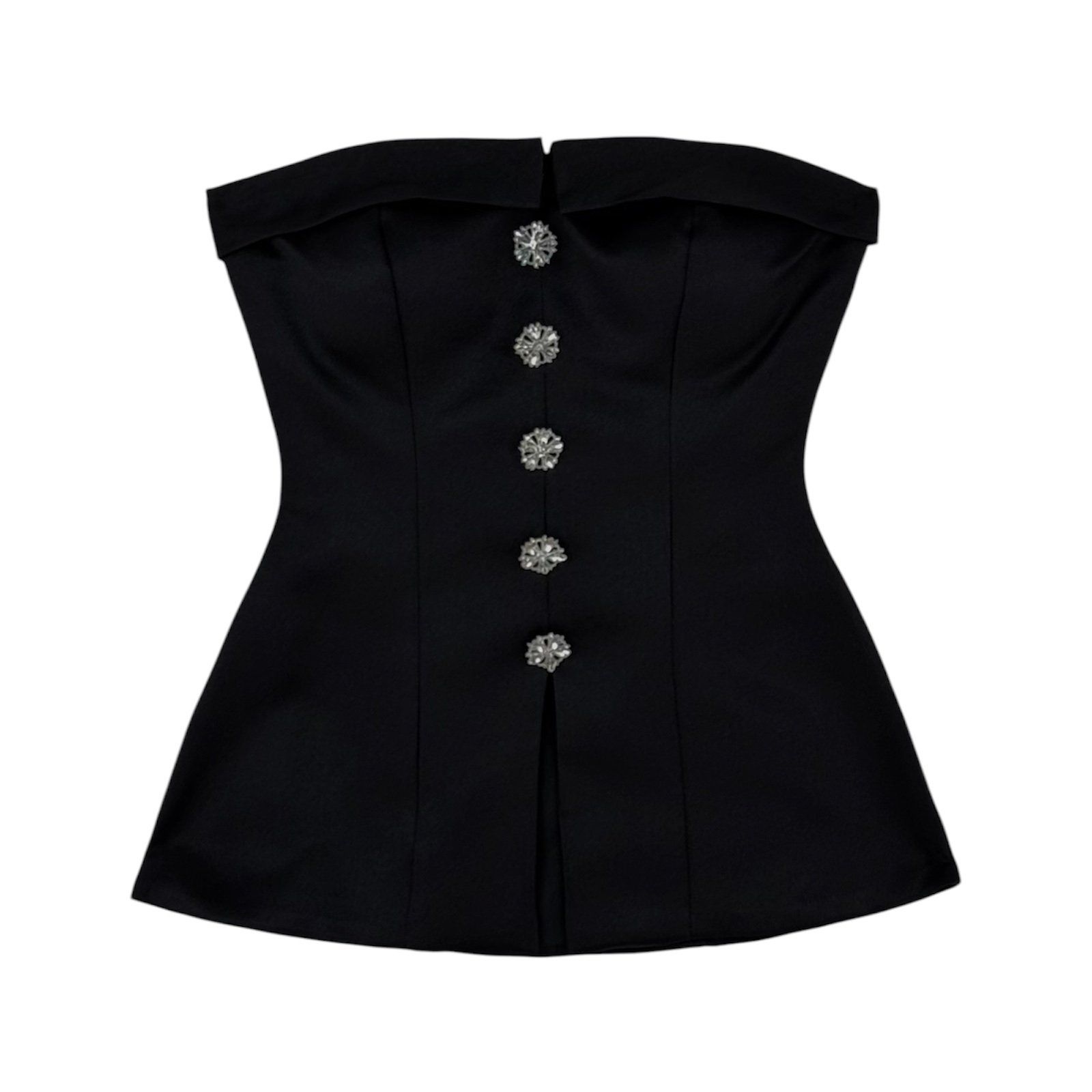 Áo kiểu peplum xẻ tà có cúp ngực - A2607