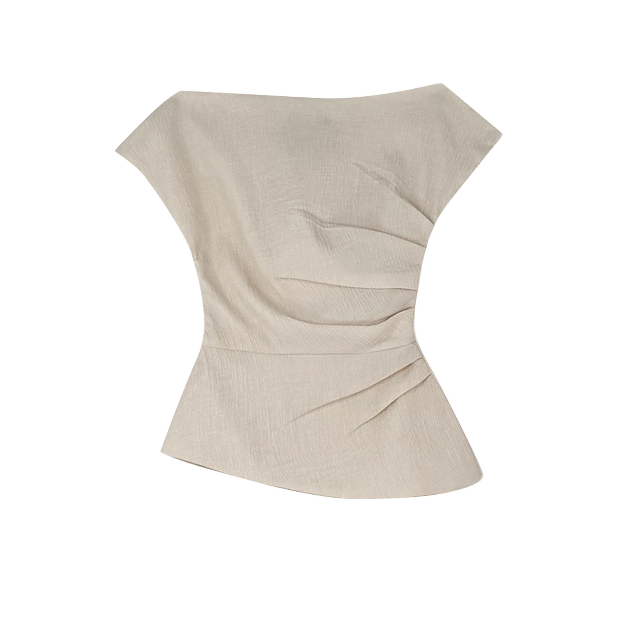 Áo kiểu peplum dự tiệc cổ xéo - A4317B