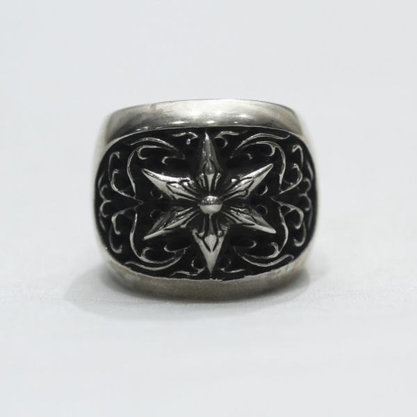 Chrome hearts oval star on sale ring