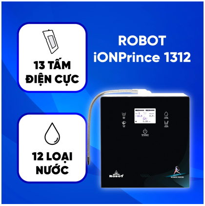 Máy Lọc Nước Ion Kiềm Robot IONPRINCE 1312