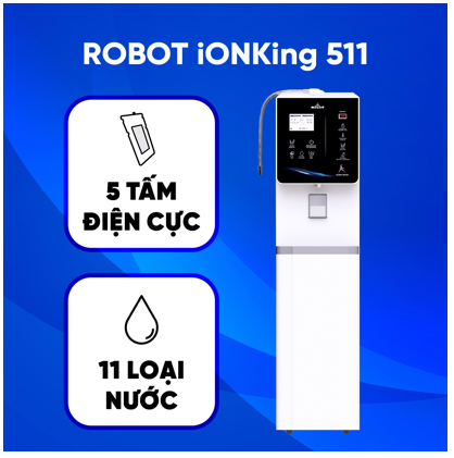 Máy Lọc Nước Ion Kiềm Robot IONKING 511