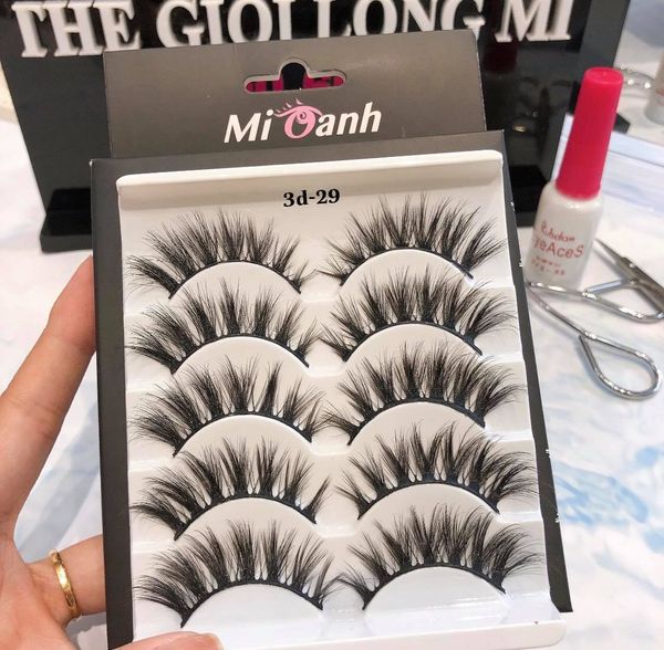 3D-29 LÔNG MI LÔNG CHỒN MI OANH 5 CẶP