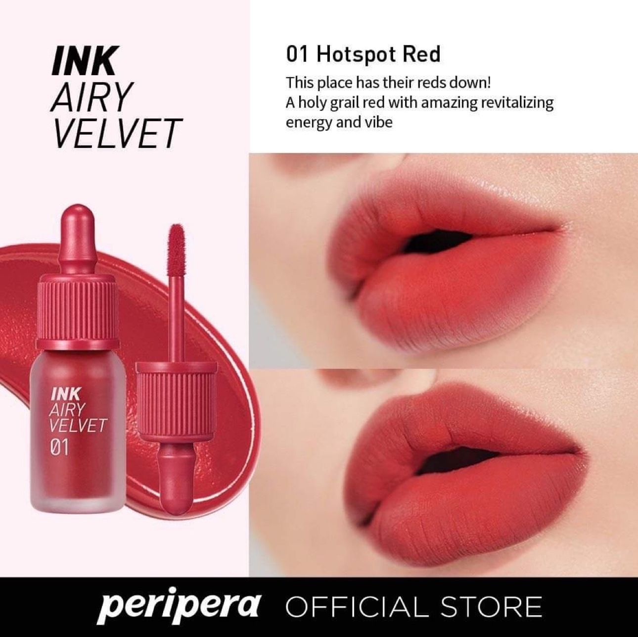 Ink Airy Velvet bộ sưu tập son kem lì thương hiệu Peripera (Hàn Quốc)