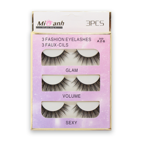 LÔNG MI CHỒN MINK 3D-A26