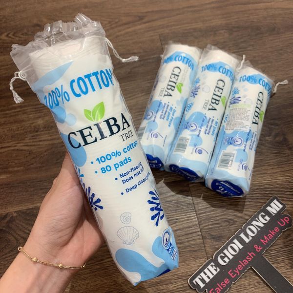CEIBA BÔNG TẨY TRANG 80 MIẾNG