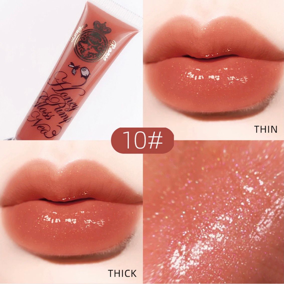 Honey Pump Gloss Neo tuýp son kem dưỡng môi cấp ẩm thương hiệu Dragon Nee