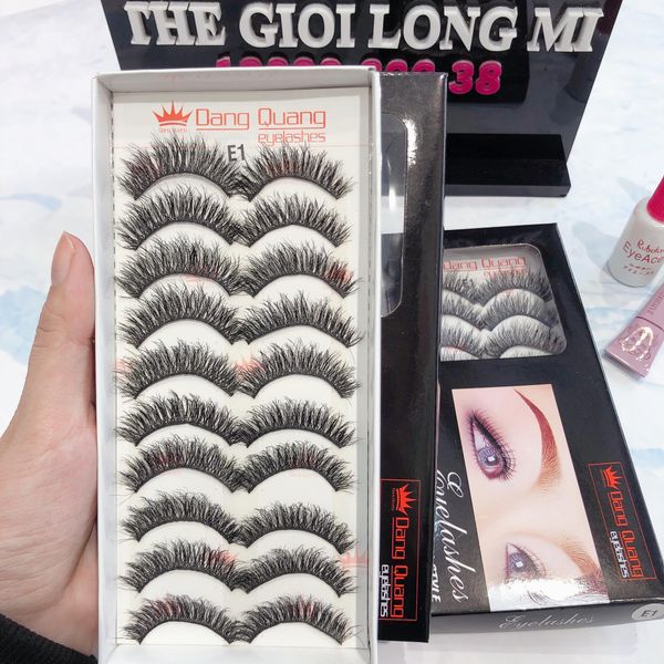 E1 hộp lông mi tóc tự nhiên 10 cặp thương hiệu Đăng Quang