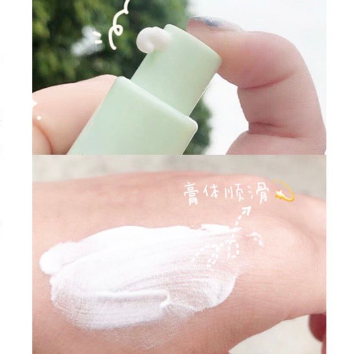  HANXI KEM CHỐNG NẮNG SPF35 VINKCY TUÝP XANH LÁ PASTEL 