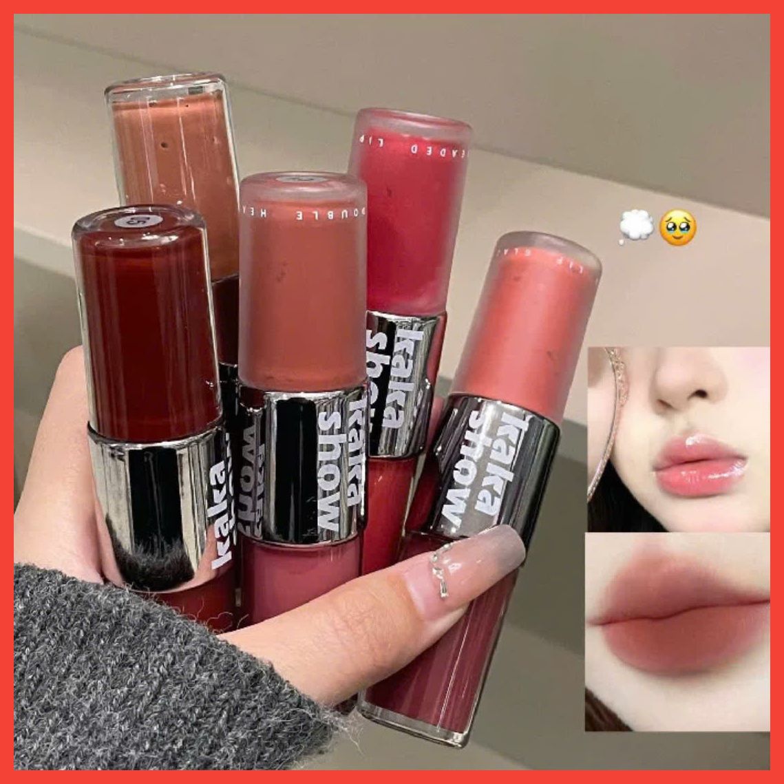 Double Lip Glaze BST son kem lì thương hiệu Kakashow