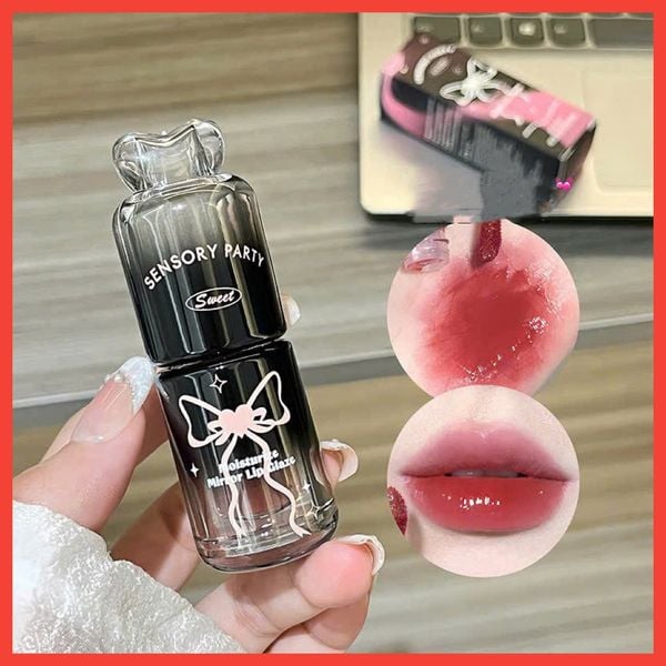 Moisture Mirror lip glaze son bóng dưỡng mềm môi có màu nhẹ thương hiệu Sensory Party