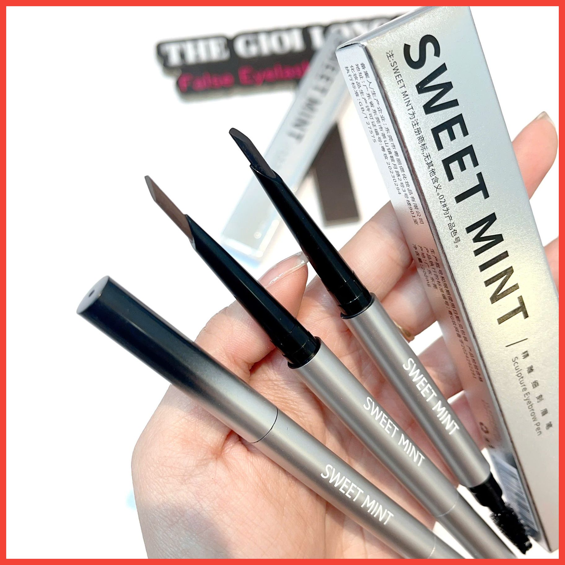 Sculpture eyebrow pencil chì mày phẩy sợi 2 đầu thương hiệu Sweetmint