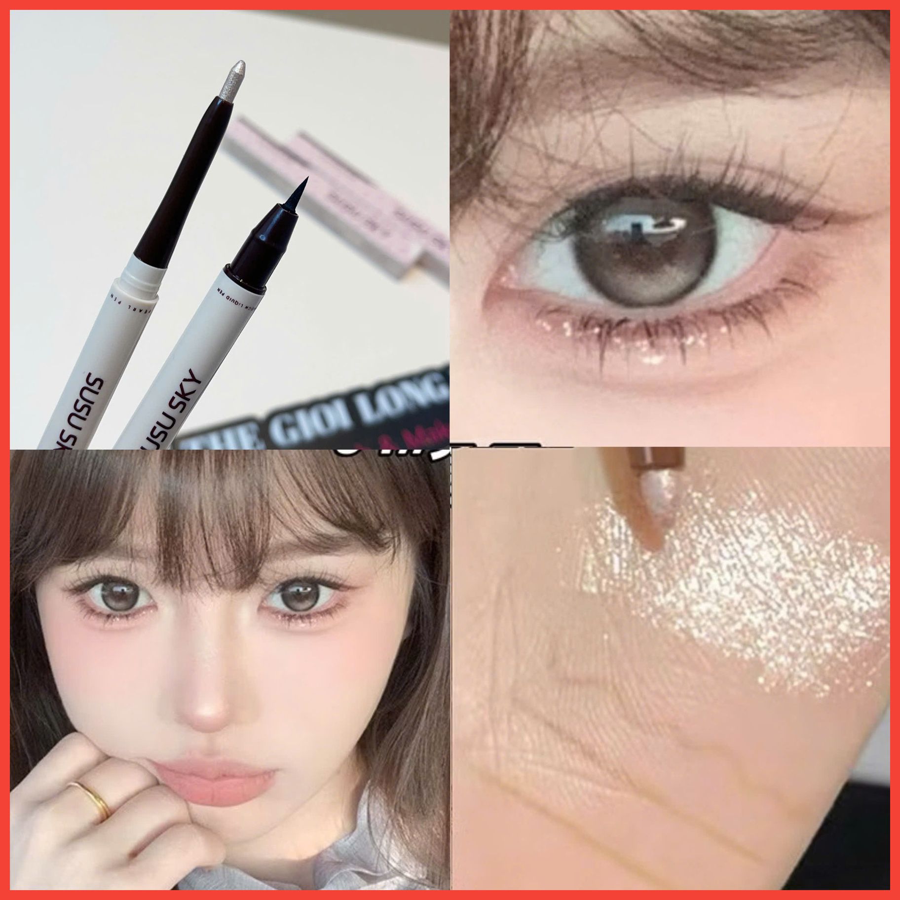 Susu Sky bút 2 đầu tạo bọng mắt và kẻ viền eyeliner